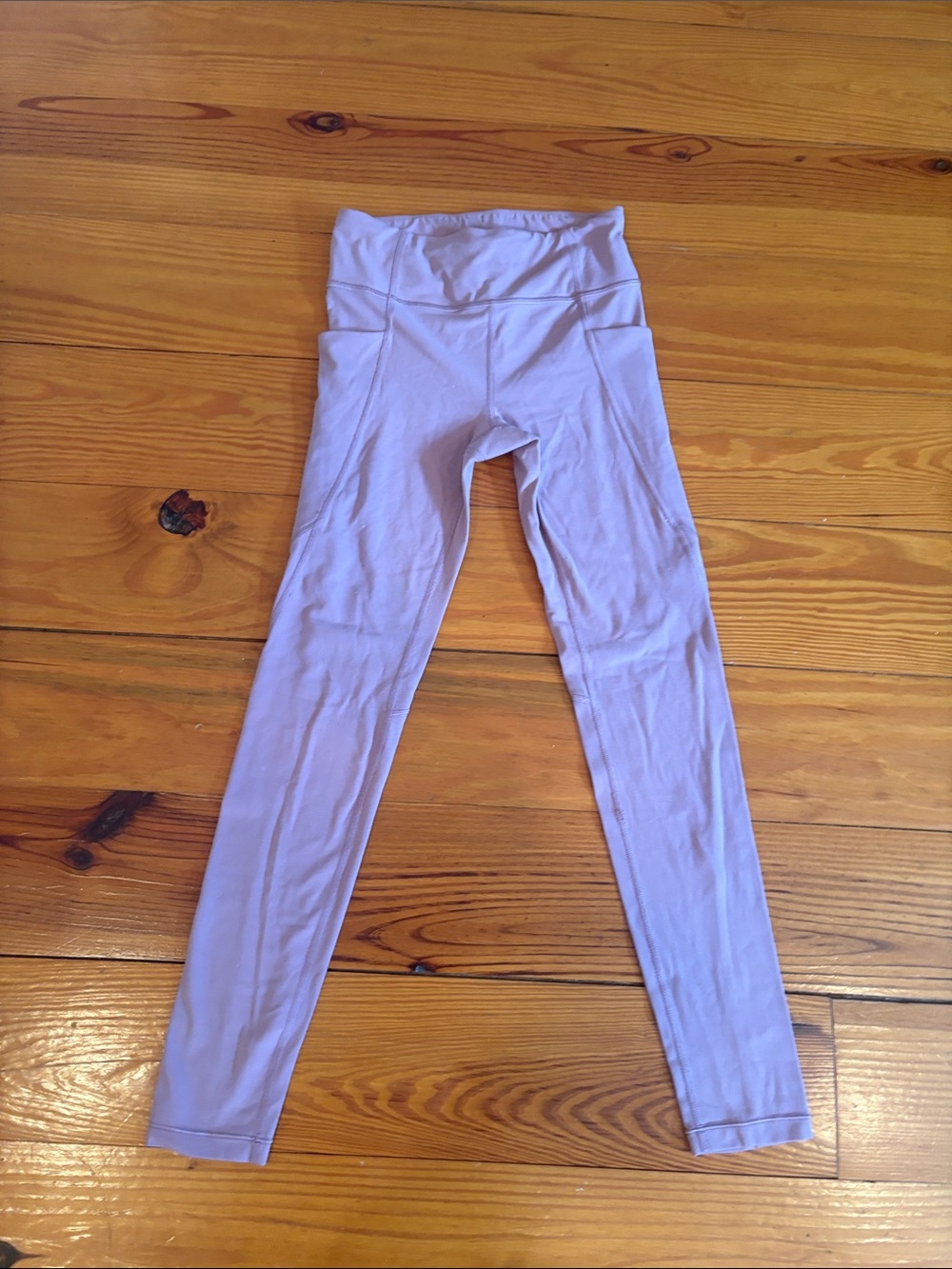 Athleta Kids Purple High-Rise Leggings